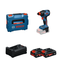 Boulonneuse / Visseuse à chocs EXPERT EXDX18V-210 + 2 Batteries EXPERT 4 Ah + 1 Chargeur GAL 12V/18V-80 BOSCH