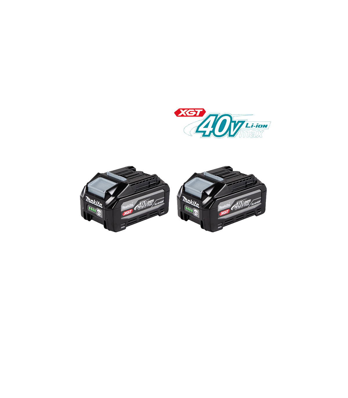 Pack de 2 batteries XGT 40V 4 Ah BL4040F MAKITA