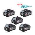 Pack de 5 batteries XGT 40V 4 Ah BL4040F MAKITA