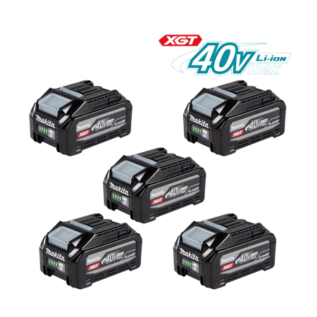 Pack de 5 batteries XGT 40V 4 Ah BL4040F MAKITA