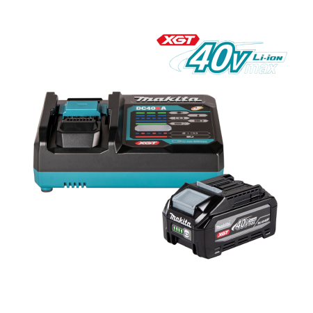 Pack XGT 40V 1 batterie BL4040F 4 Ah + Chargeur rapide DC40RA MAKITA