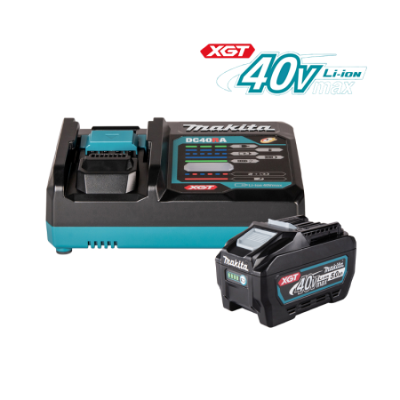 Pack XGT 40V 1 batterie BL4050F 5 Ah + Chargeur rapide DC40RA MAKITA