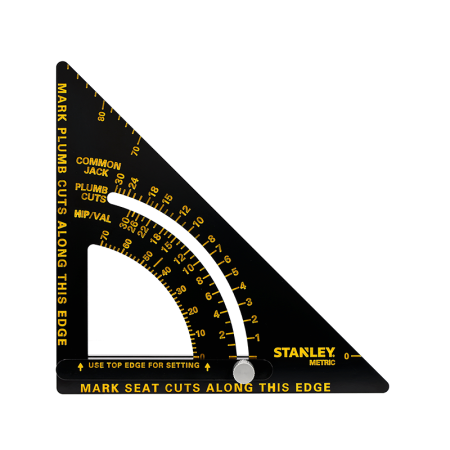 Équerre de menuisier coulissante aluminium 180mm QuickSquare STANLEY