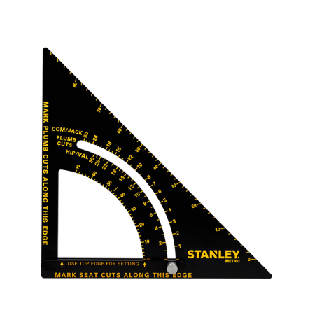 Équerre de charpentier coulissante aluminium 300mm QuickSquare STANLEY