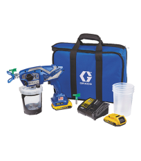 Pistolet peinture Airless Ultra HH DC 18V 138 bar + 2 batteries 18V 2.0Ah + 1 chargeur dewalt GRACO