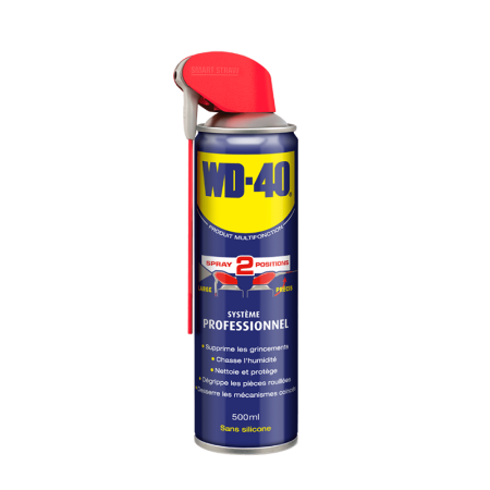 Lubrifiant multifonction spray double position 500ml WD-40