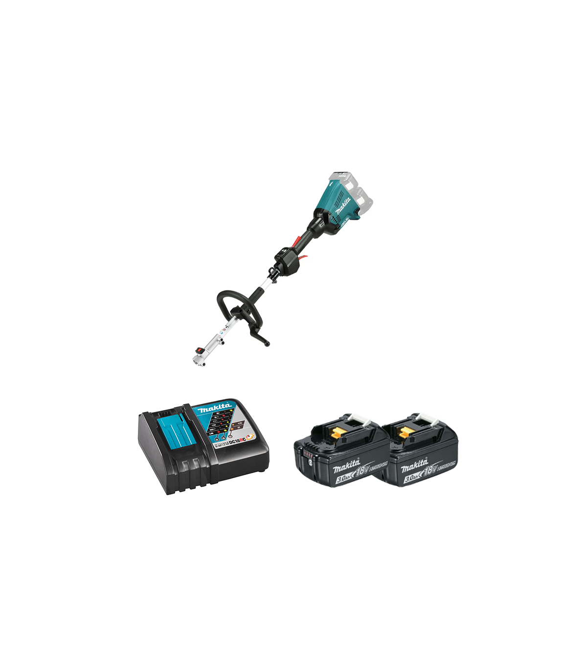 Outil multifonctions 2x18V DUX60Z + 2 batteries BL1830B 18V 3 Ah + chargeur rapide DC18RC MAKITA