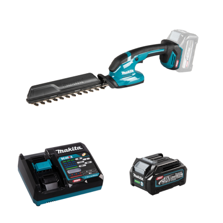 Taille haie 40V 20cm UH023GZ + 1 batterie 40V 2,5 Ah + chargeur rapide DC40RA MAKITA