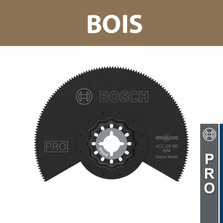 Lame segment BIM Starlock ACZ 100 BB bois BOSCH