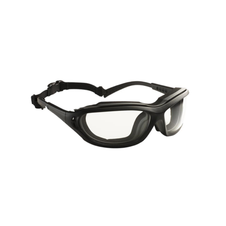 Lunettes de protection MADLUX noir/gris incolore anti buée COVERGUARD