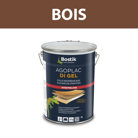 Colle contact néoprène Gel Agoplac DI 5L BOSTIK