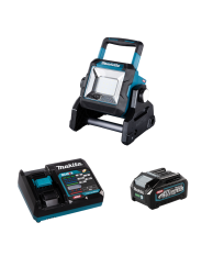 Projecteur de chantier 14,4/18/40 V DEAML003G + 1 batterie 40V 4 Ah + chargeur rapide DC40RA MAKITA