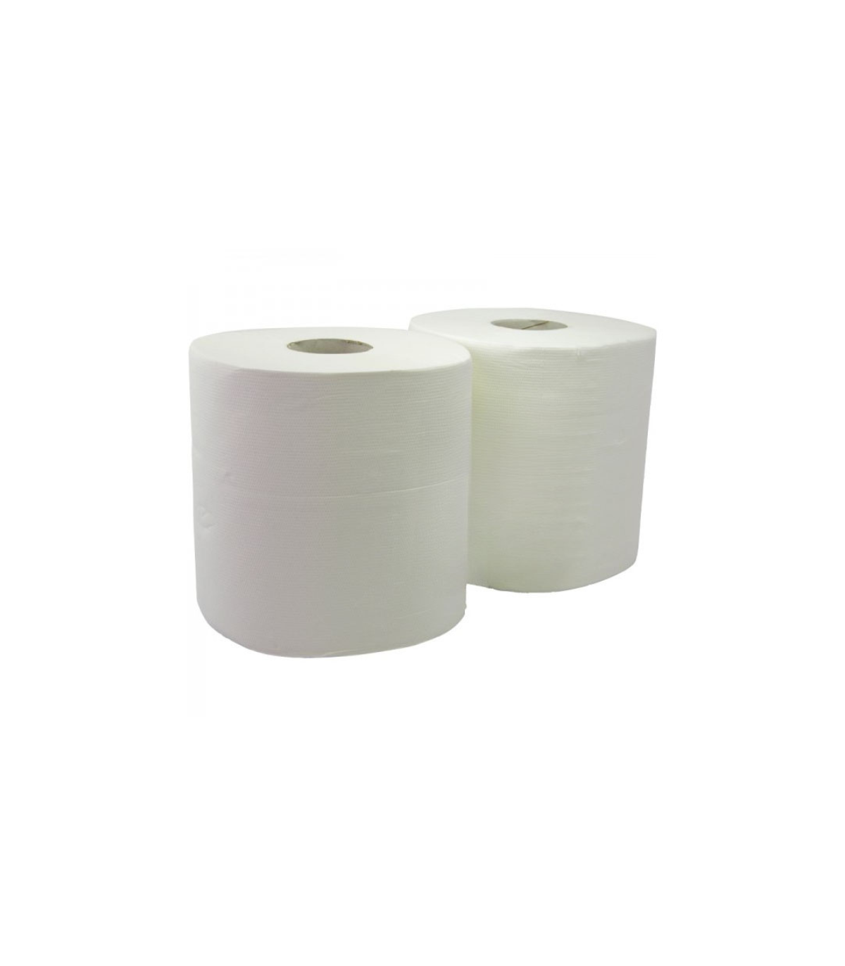 Lot de 2 bobines essuie tout blanc pure outate 25cm x 22cm CRISTAL HYGIENE
