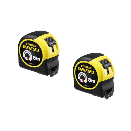 Lot de 2 Mètres ruban Blade Armor 8m x 32mm FATMAX STANLEY