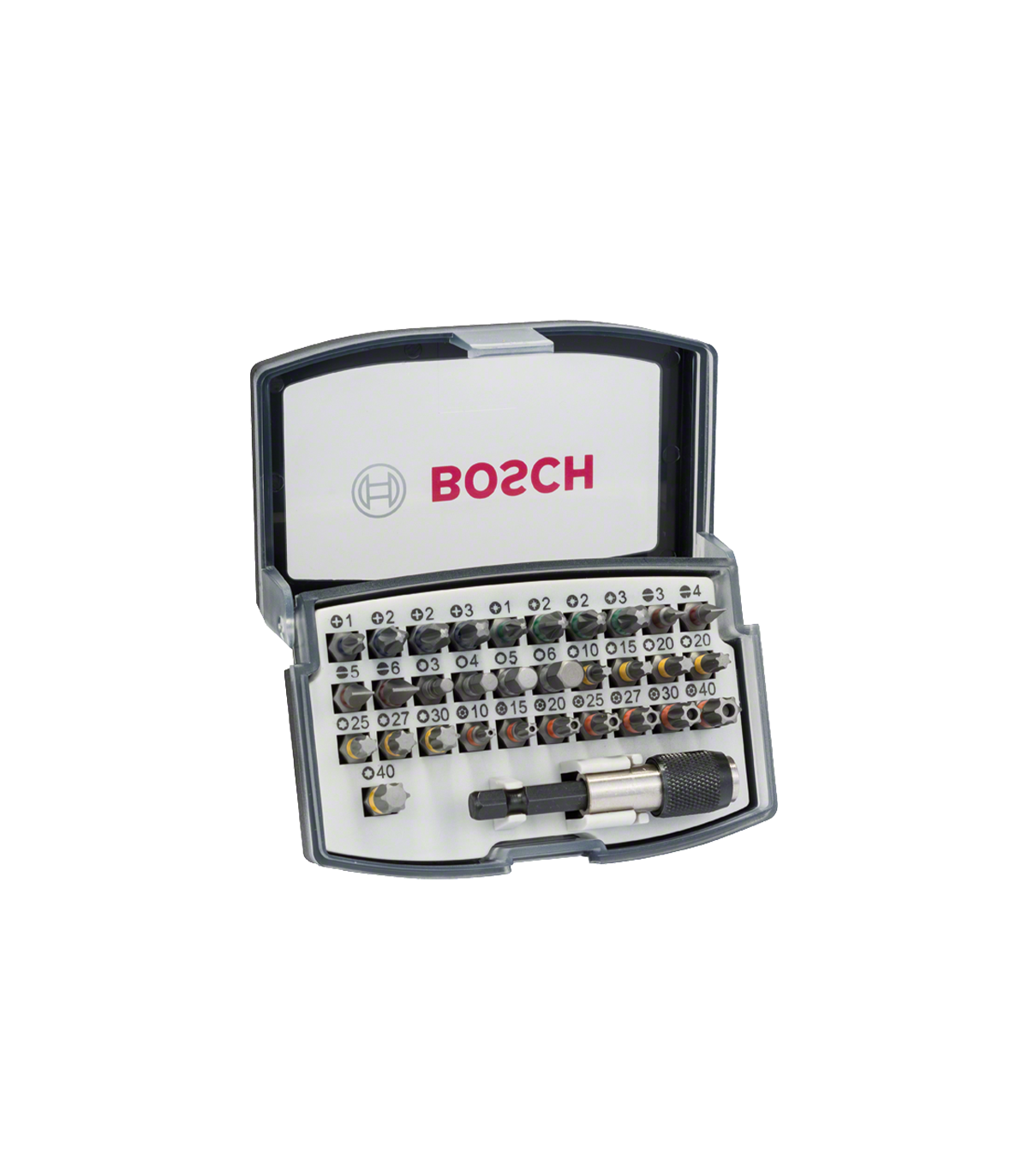 Perceuse-visseuse GSR 18V-65 + 1 batterie GBA 18V 4 Ah + Chargeur GAL 18V-40 + 31 embouts de vissage BOSCH