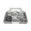 Pack Meuleuse Ø76 mm GWS 12V-76 + 1 batterie 12V 2 Ah + chargeur GAL 12V-40 + Coffret 9 disques BOSCH