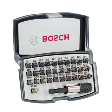 Perceuse visseuse GSR 12V-35 + 1 batterie 12V 2 Ah + chargeur GAL 12V-40 + 31 embouts de vissage BOSCH