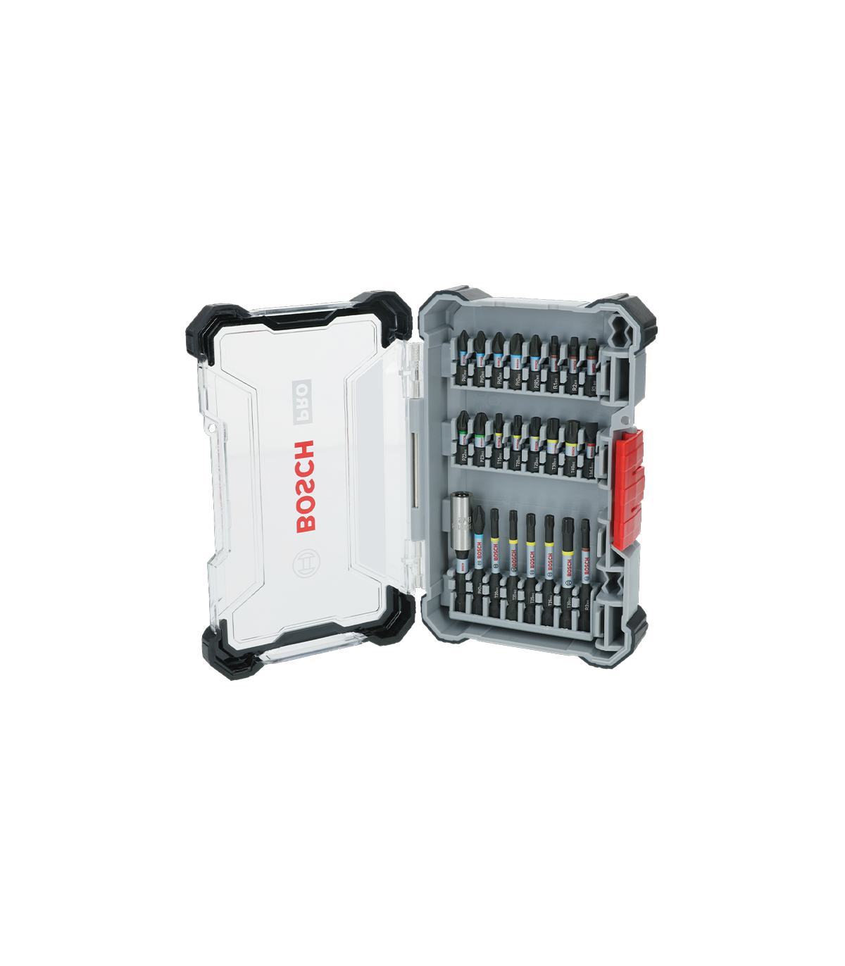 Visseuse à chocs / Boulonneuse GDX 18V-200 + 1 batterie GBA 18V 4 Ah + 1 chargeur GAL 18V-40 + 23 embouts de vissage BOSCH