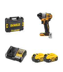 Visseuse à chocs 18V DCF840NT-XJ + 2 batterie 18V 5 Ah + 1 Chargeur DCB1104-QW DEWALT