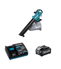 Aspirateur souffleur 40V UB005GZ + 1 batterie 40V 4 Ah + chargeur rapide DC40RA MAKITA