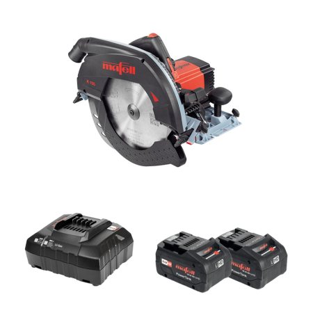 Scie circulaire Ø280 mm K 105 + 2 batteries 18 M 99 + chargeur rapide APS 18 M MAFELL