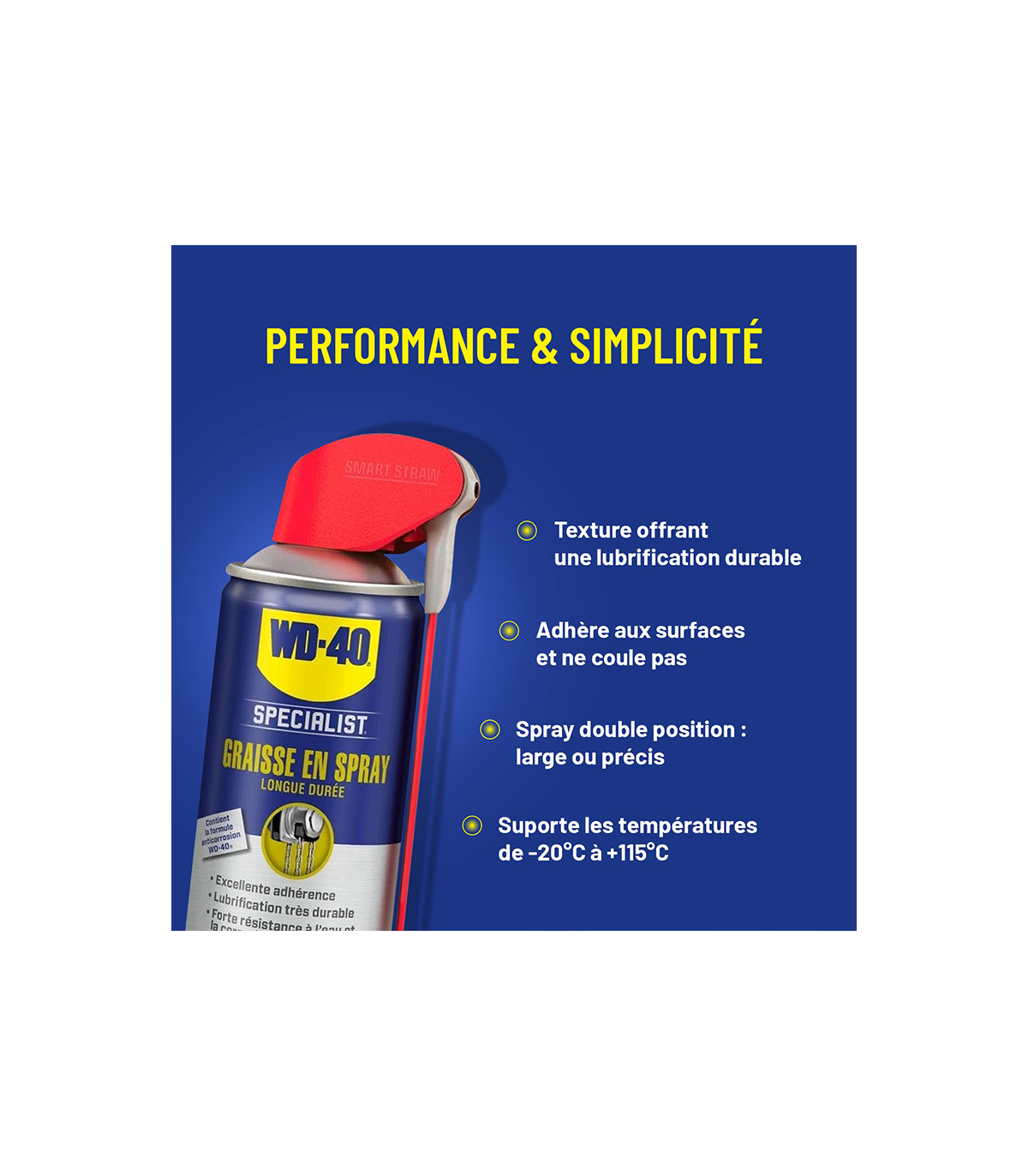 Graisse en spray double position 400ml SPECIALIST WD-40