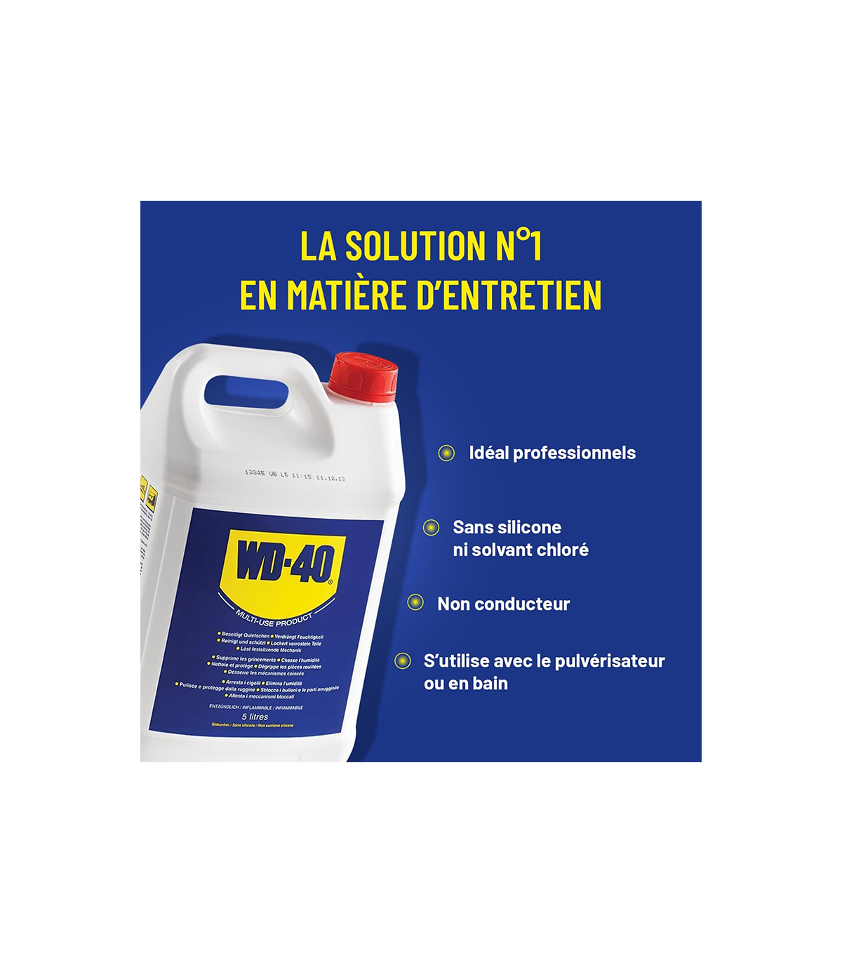 Lubrifiant multifonction bidon 5L WD-40