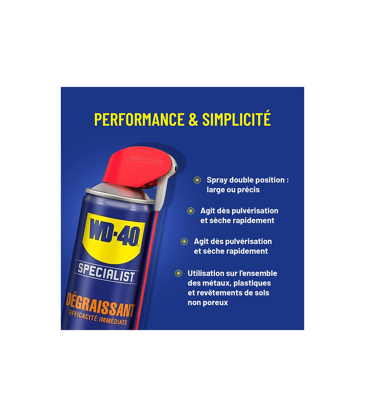 Dégraissant spray double position 500ml SPECIALIST WD-40