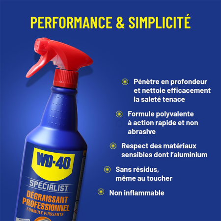 Dégraissant professionnel 1L SPECIALIST WD-40