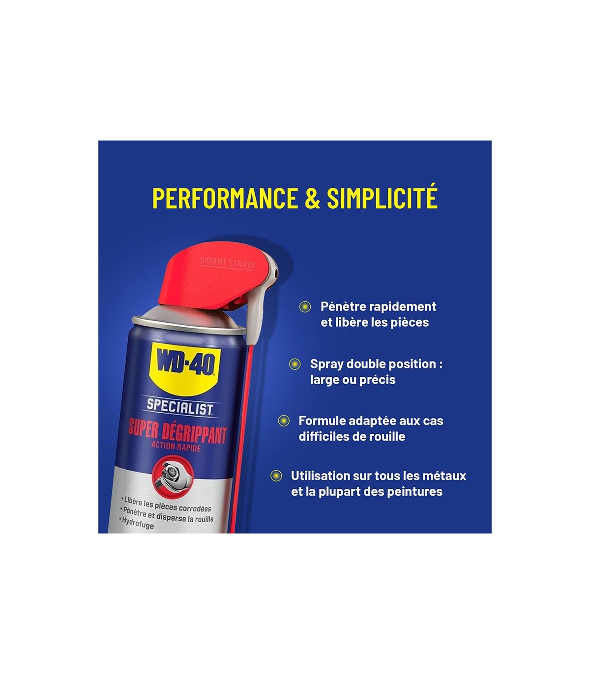 Super dégrippant spray double position 400ml SPECIALIST WD-40