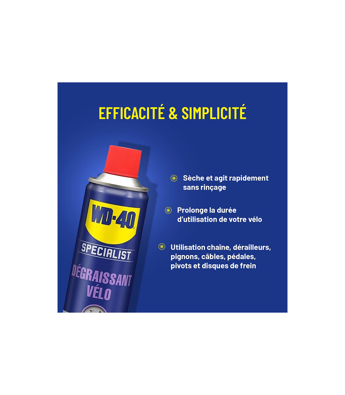 Dégraissant pour vélo SPECIALIST 500ml WD-40