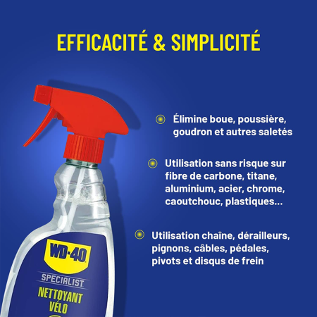 Nettoyant pour vélo SPECIALIST 500ml WD-40