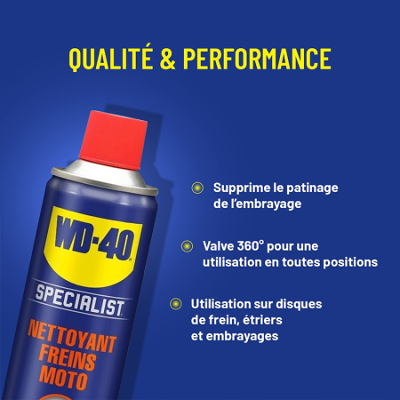 Nettoyant freins pour moto SPECIALIST 500 ml WD-40
