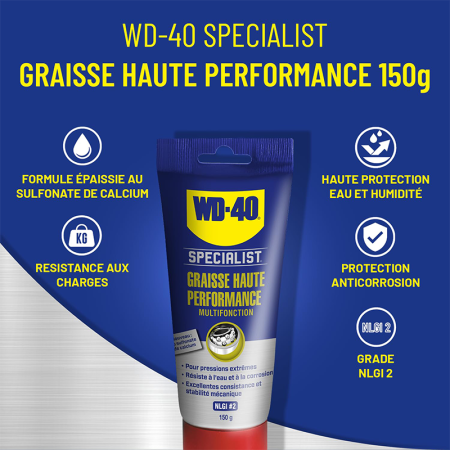 Graisse haute performance multifonction 150g SPECIALIST WD-40