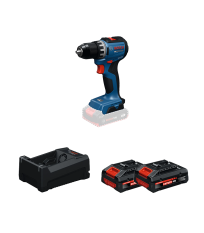 Perceuse visseuse GSR 18V-52 + 2 Batteries EXPERT 4 Ah + 1 Chargeur GAL 12V/18V-80 BOSCH