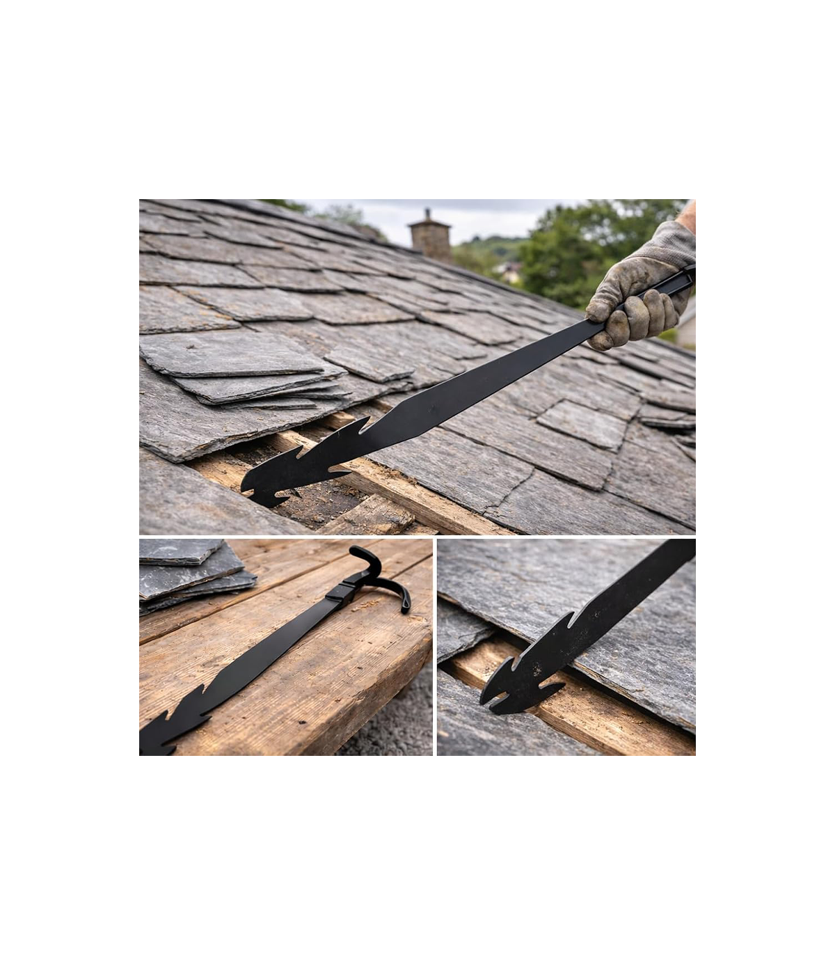 Tire clous pour couvreur ardoisier gris 500mm STUBAI