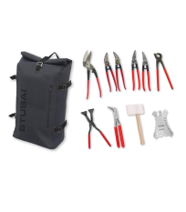 Pack 10 outils de couverture et zinguerie + Sac de transport STUBAI