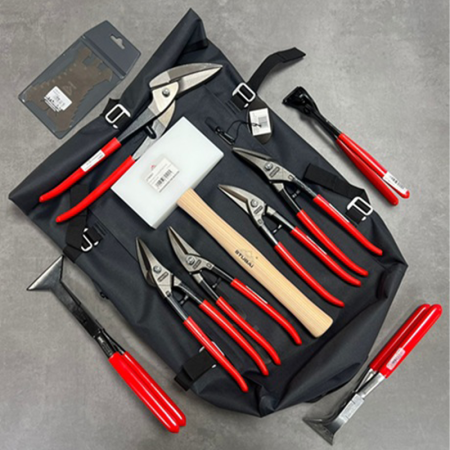 Pack 10 outils de couverture et zinguerie + Sac de transport STUBAI
