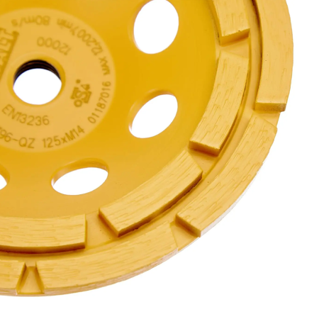 Plateau de surfaçage pour la pierre Ø125 mm M14 double DT3796-QZ DEWALT