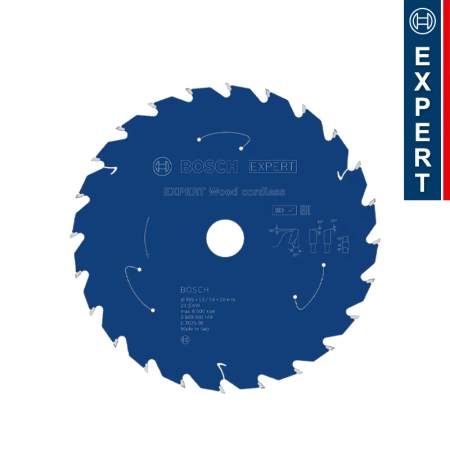 Lame de scie circulaire Ø165 x 1,5/1 x 20 Expert for Wood T24 BOSCH