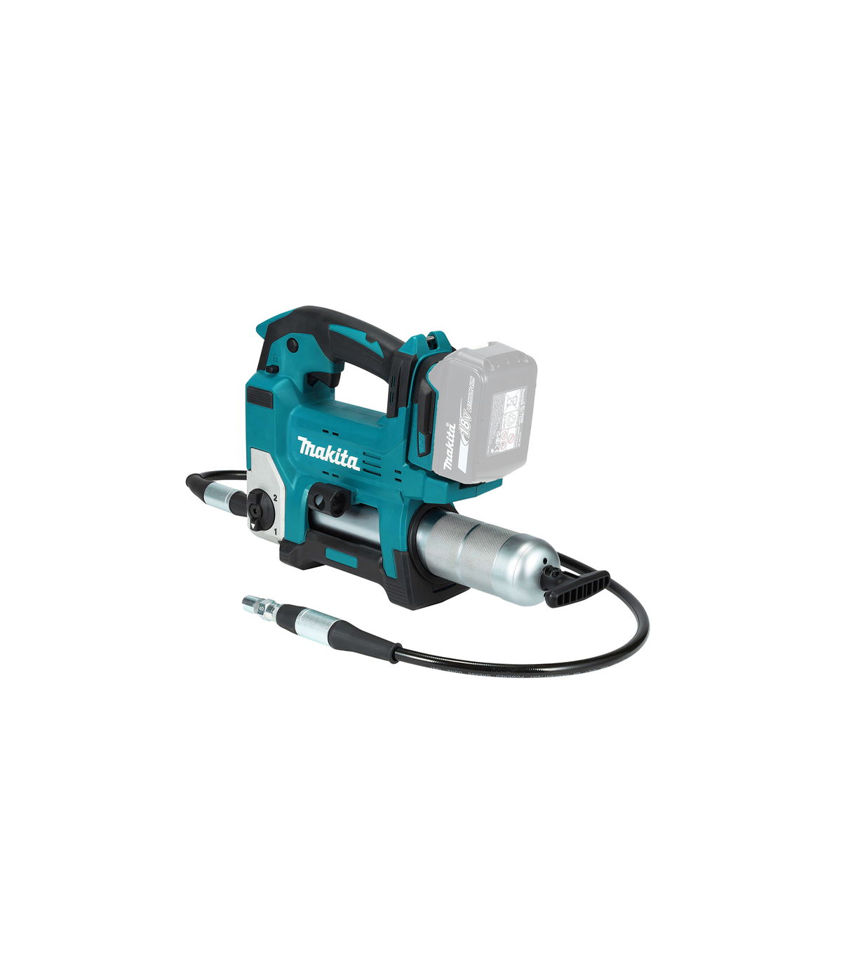 Pompe à graisse DGP180Z + 2 batteries BL1850B 18V 5 Ah + 1 chargeur rapide DC18RC MAKITA