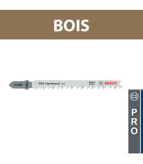 Lot de 5 lames de scie sauteuse 100 mm T 144 DF BIM bois dure BOSCH