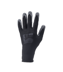 Gants EUROLITE 1NIBB J13 Polyester enduite nitrile noir COVERGUARD