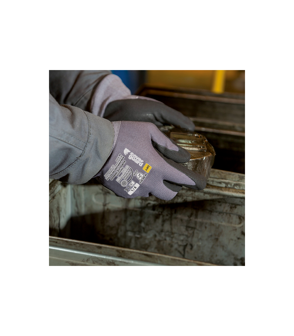Gants EUROLITE 15N600 J15 Polyamide enduite nitrile COVERGUARD