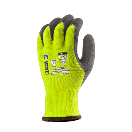 Gants EUROWINTER L20 J10 Acrylique double enduit latex COVERGUARD