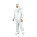 Combinaison jetable SMS 65g/m2 avec capuche blanc COVERGUARD