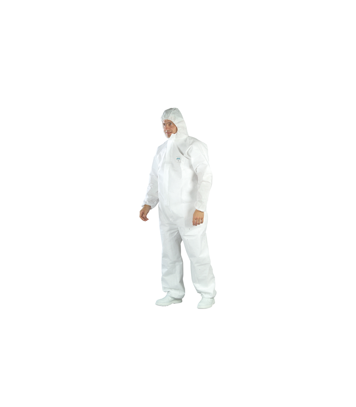 Combinaison jetable SMS 65g/m2 avec capuche blanc COVERGUARD