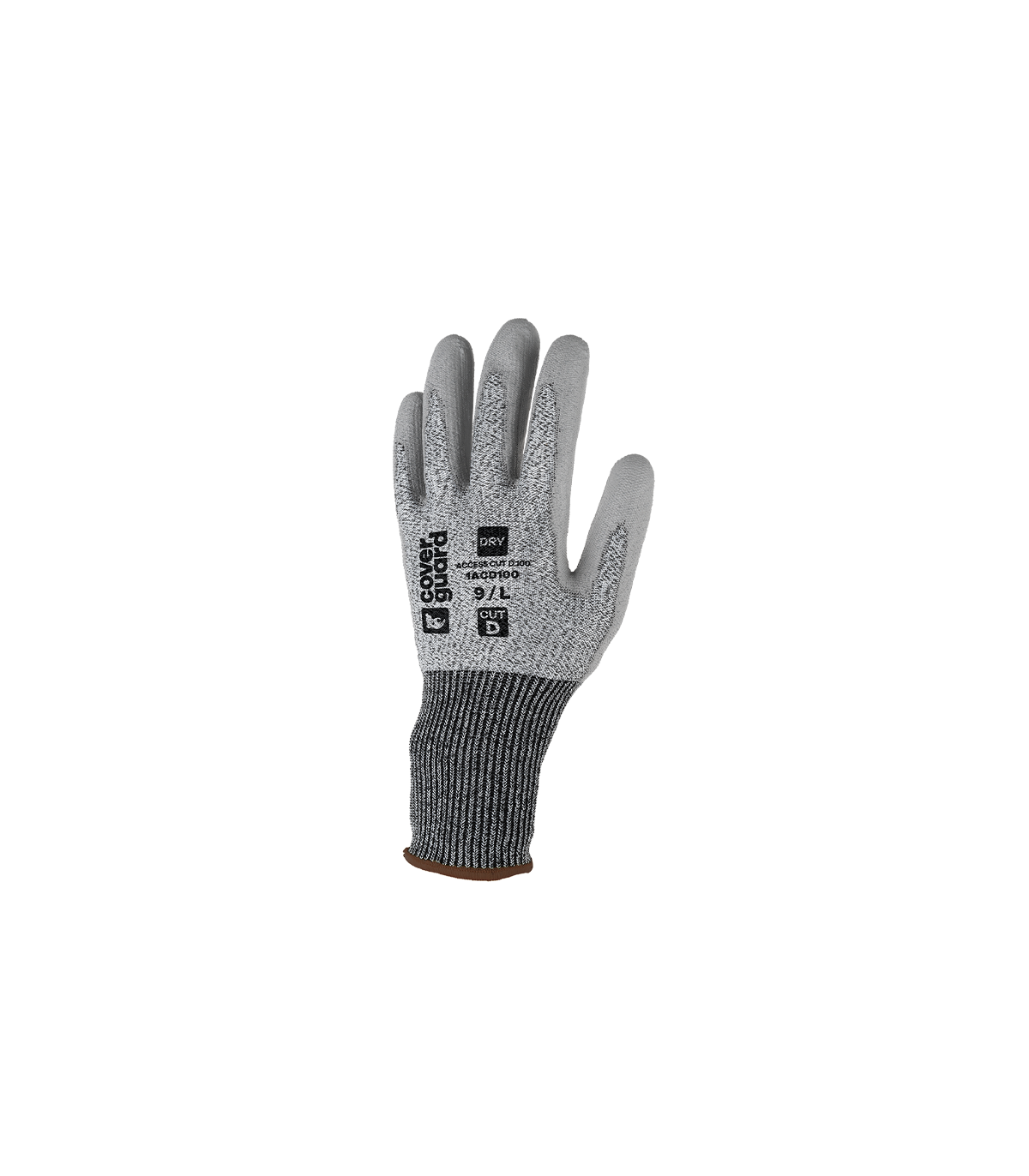 Gants ACCES CUT D100 HPPE paume enduite PU gris COVERGUARD