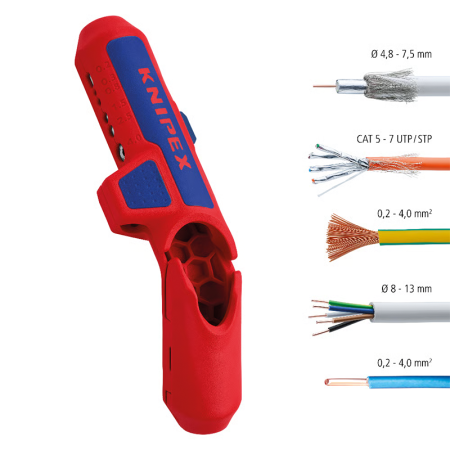 Outil universel à dégainer 135mm ErgoStrip KNIPEX
