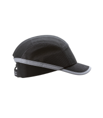 Casquette anti-heurt Shockproof cap conton/mesh noir visière 5cm COVERGUARD